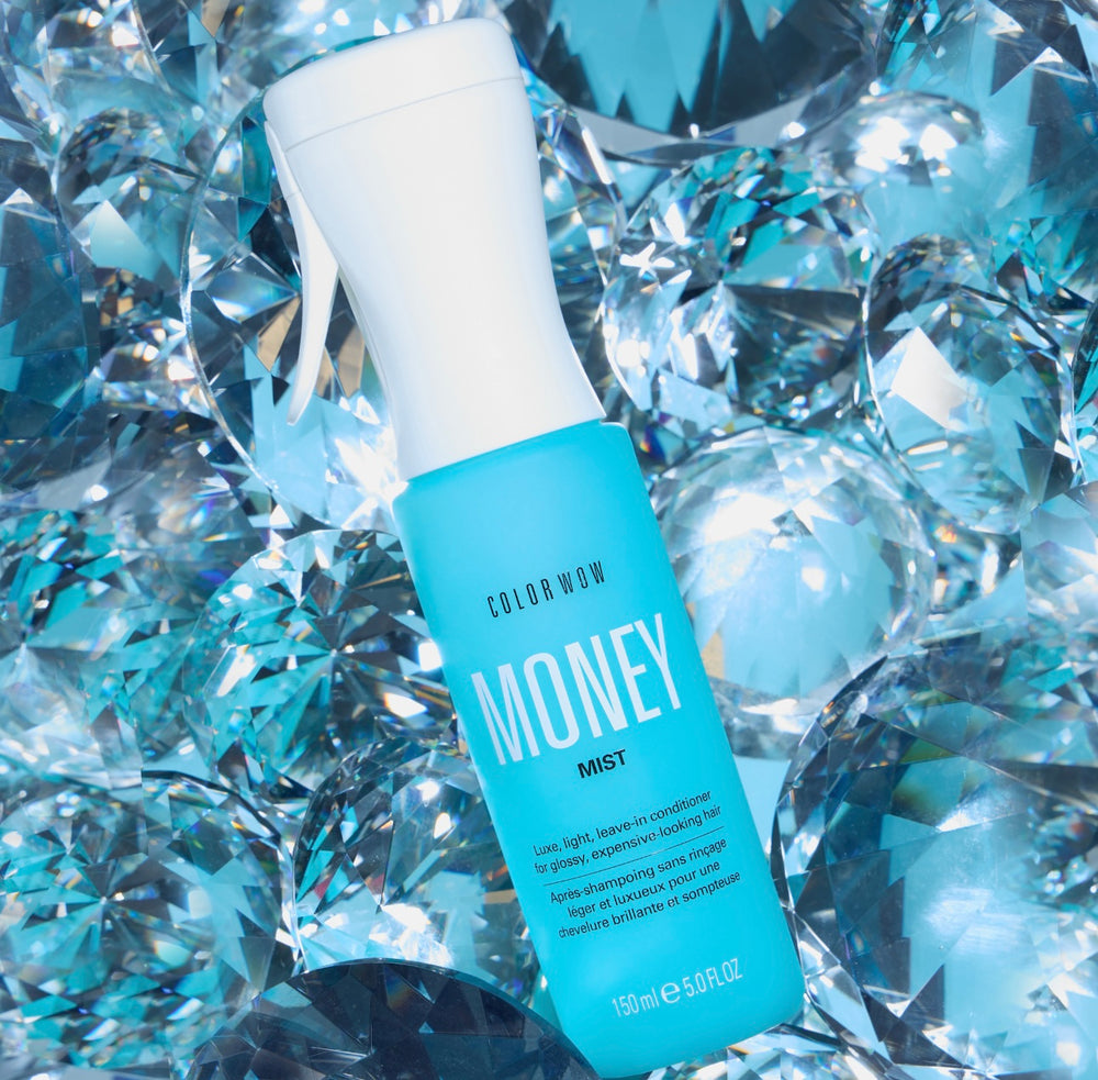 Color WOW Money Mist | Køb hos HairByCshop.dk. Fugtgivende leave-in spray, der styrker og beskytter håret, tilføjer glans og reducerer krus. Indeholder marine ekstrakter og er fri for parabener. Ideel til alle hårtyper.