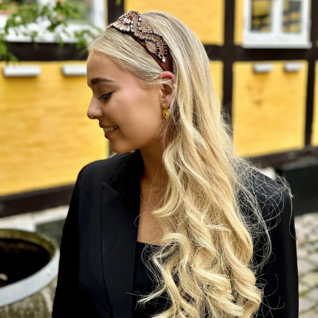 Hårbøjle Crown Florentine Glory, set tæt på