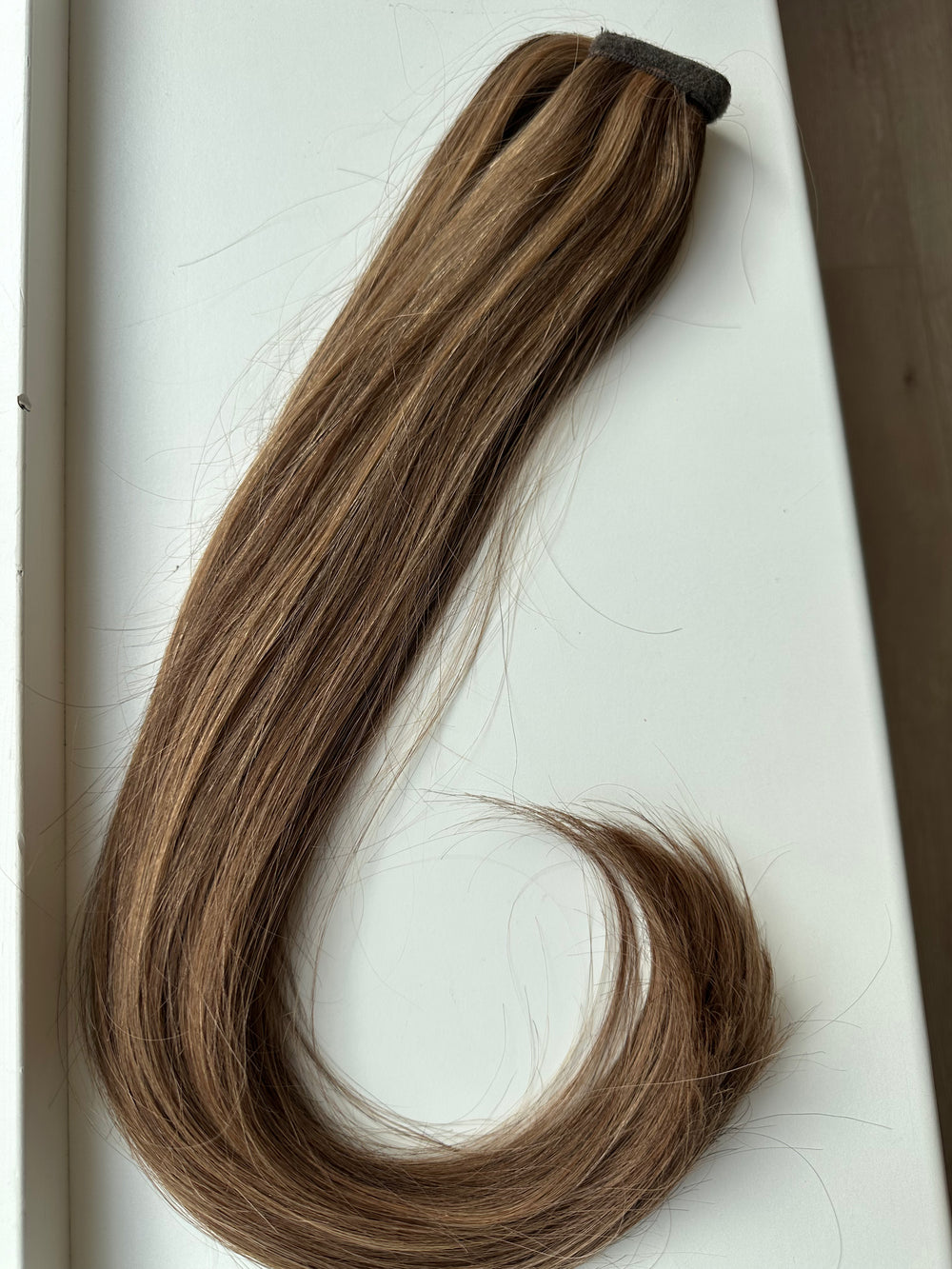 Ponytail extension 50 cm brun #3 Coco Twist 100 gram ægte hår