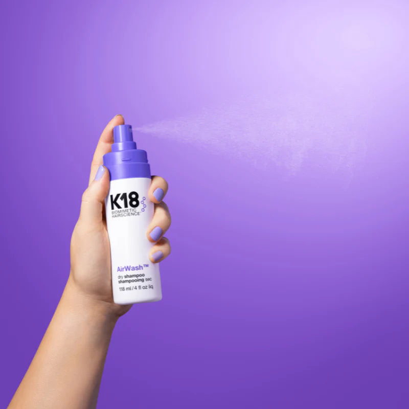 K18 – AirWash Dry Shampoo, tørshampoo, tekstur og konsistens