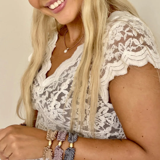 Libling Original Hårelastik Cream - GULD