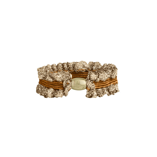 Libling Original Shimmer Hårelastik Peanut i guld